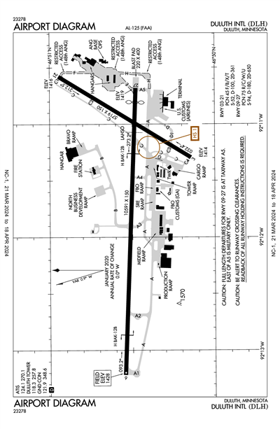 DULUTH INTL - Airport Diagram
