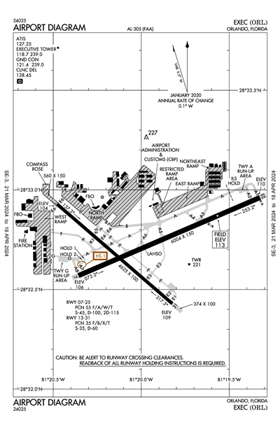 EXEC - Airport Diagram