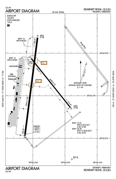 KEARNEY RGNL - Airport Diagram