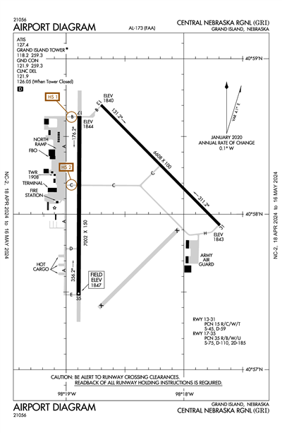 CENTRAL NEBRASKA RGNL - Airport Diagram
