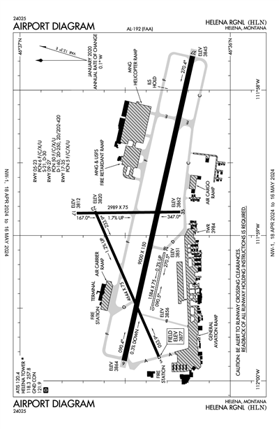 HELENA RGNL - Airport Diagram