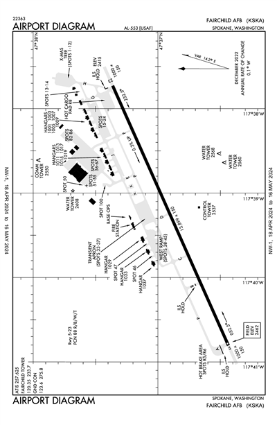 FAIRCHILD AFB - Airport Diagram