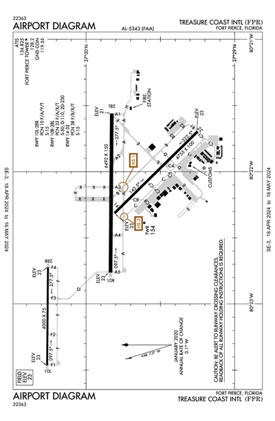 TREASURE COAST INTL - Airport Diagram