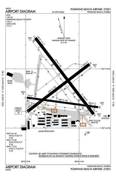 POMPANO BEACH AIRPARK - Airport Diagram