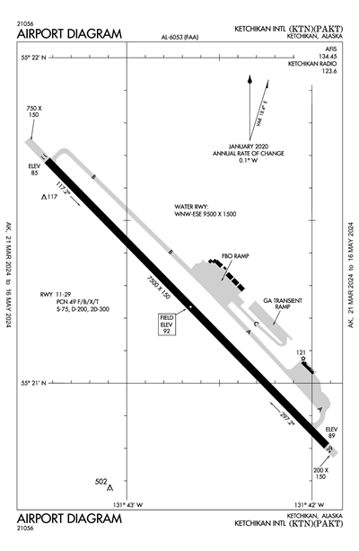 KETCHIKAN INTL - Airport Diagram