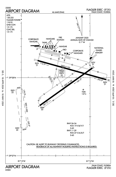 FLAGLER EXEC - Airport Diagram