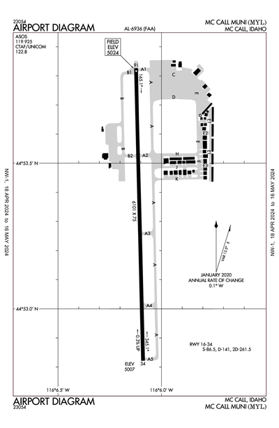 MC CALL MUNI - Airport Diagram
