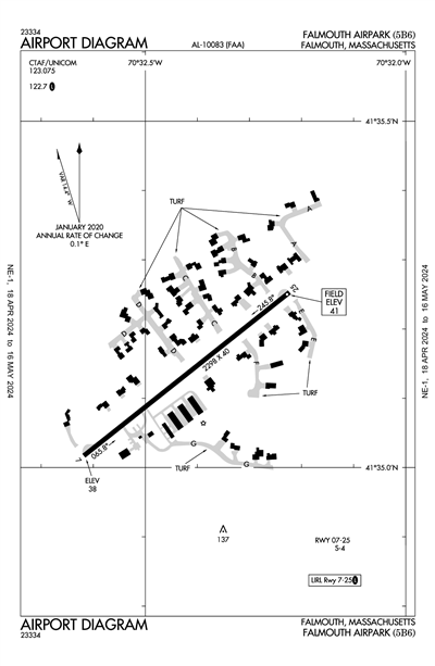 FALMOUTH AIRPARK - Airport Diagram