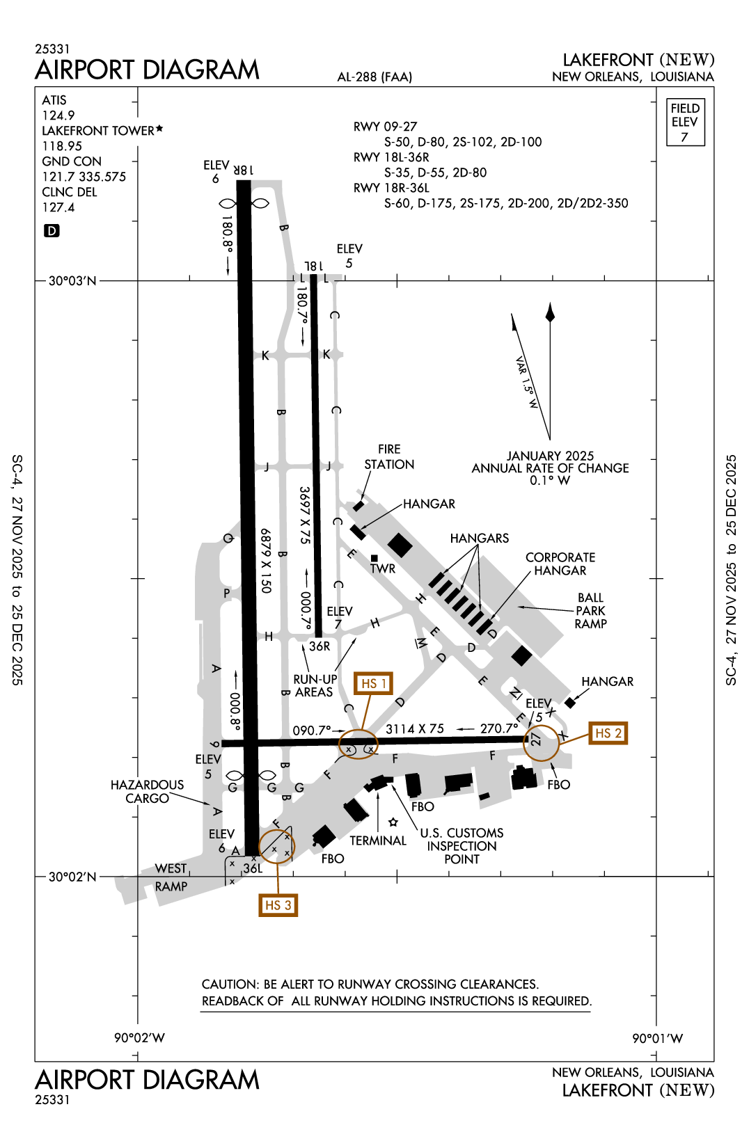 LAKEFRONT - Airport Diagram