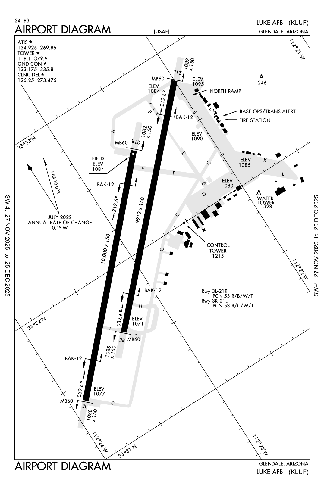 LUKE AFB - Airport Diagram