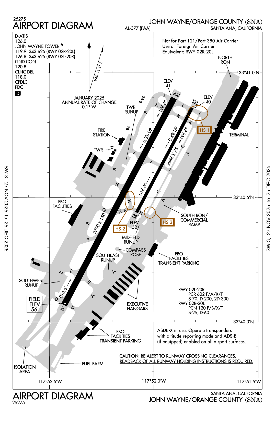 JOHN WAYNE/ORANGE COUNTY - Airport Diagram
