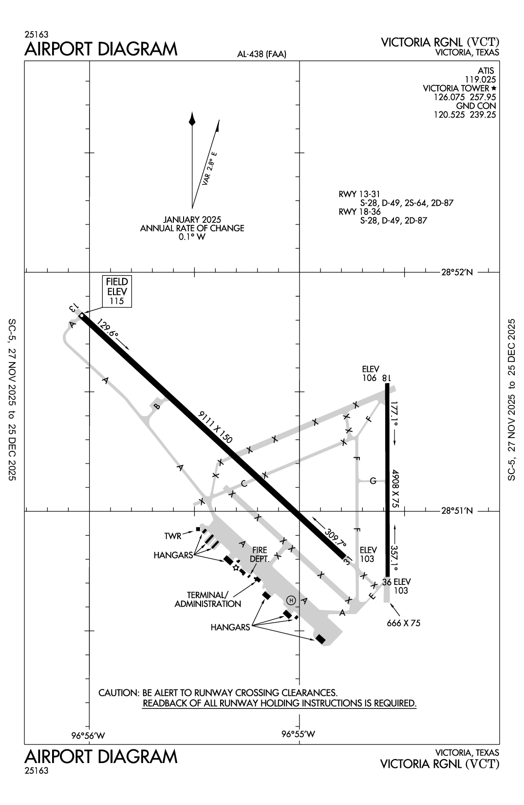 VICTORIA RGNL - Airport Diagram