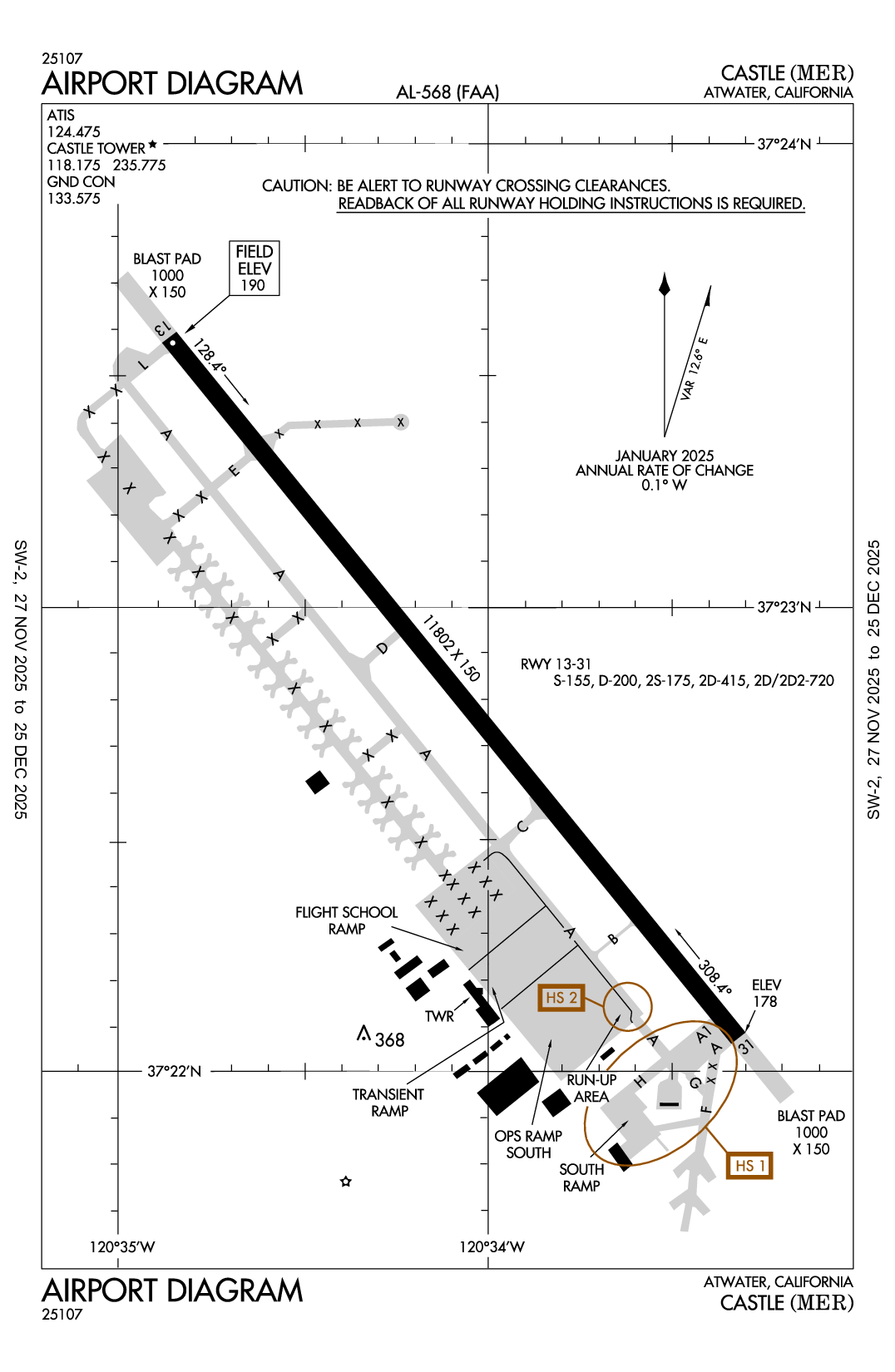 CASTLE - Airport Diagram