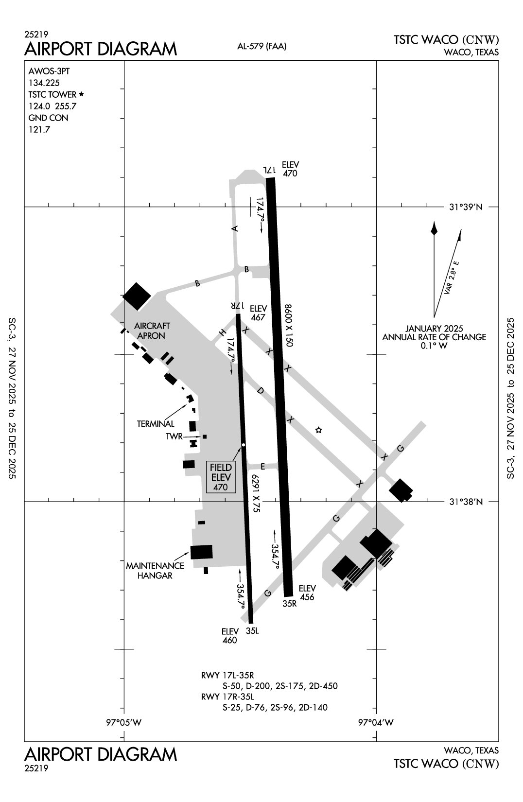 TSTC WACO - Airport Diagram