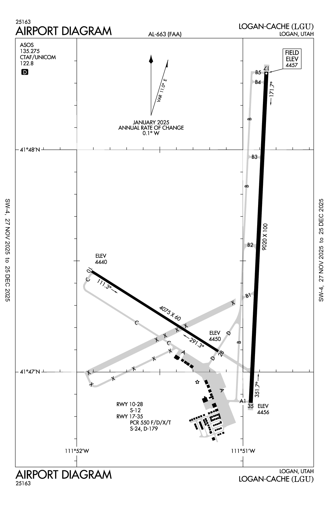 LOGAN-CACHE - Airport Diagram