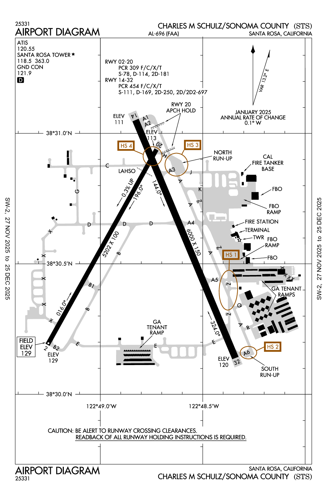 CHARLES M SCHULZ/SONOMA COUNTY - Airport Diagram