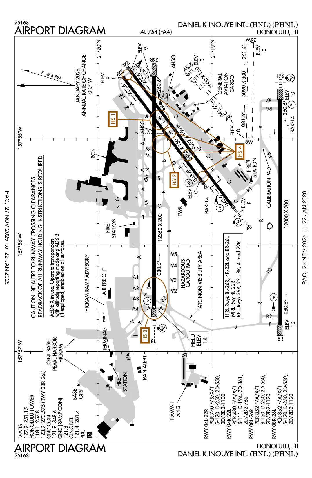 DANIEL K INOUYE INTL - Airport Diagram
