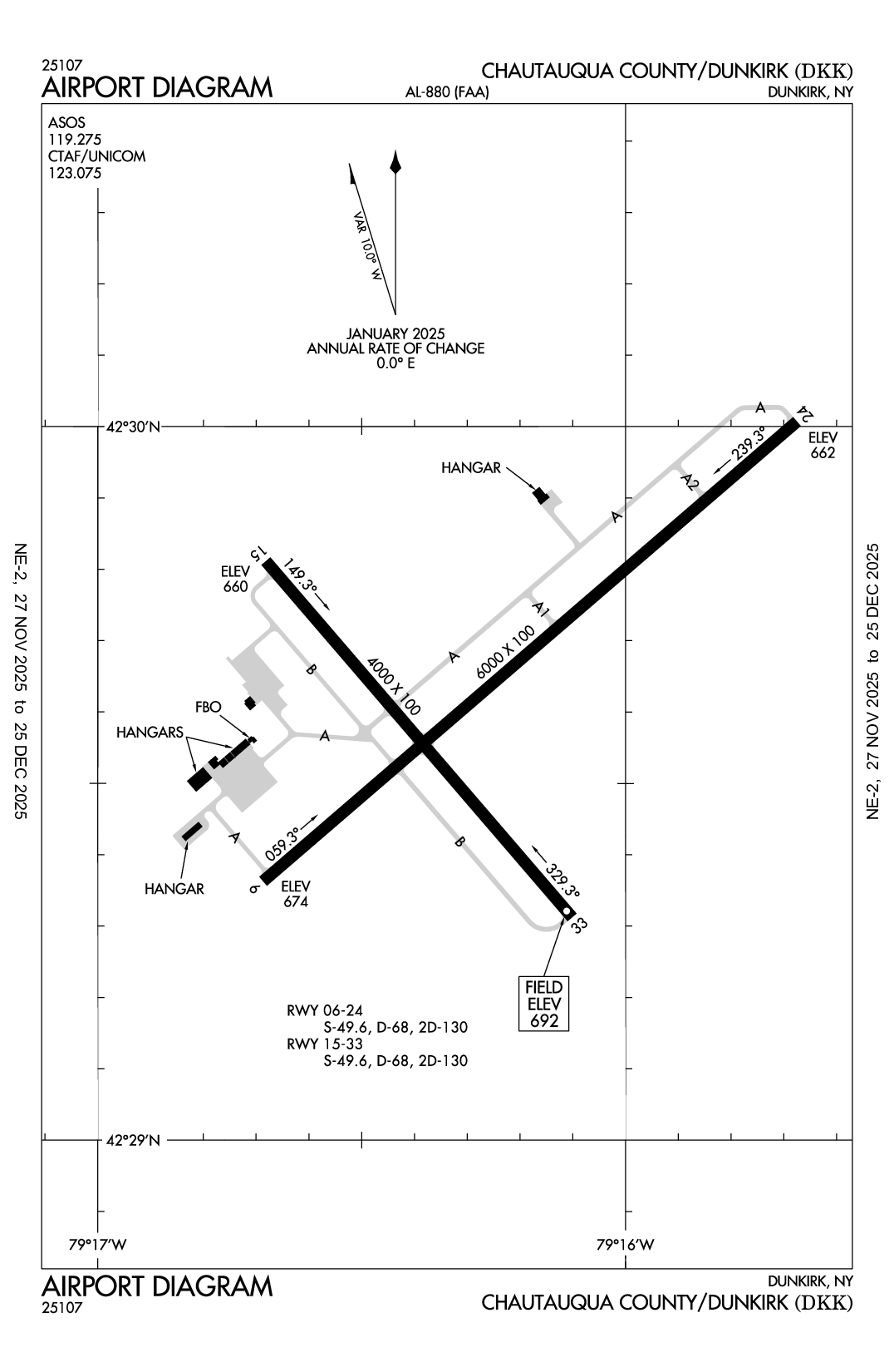 CHAUTAUQUA COUNTY/DUNKIRK - Airport Diagram