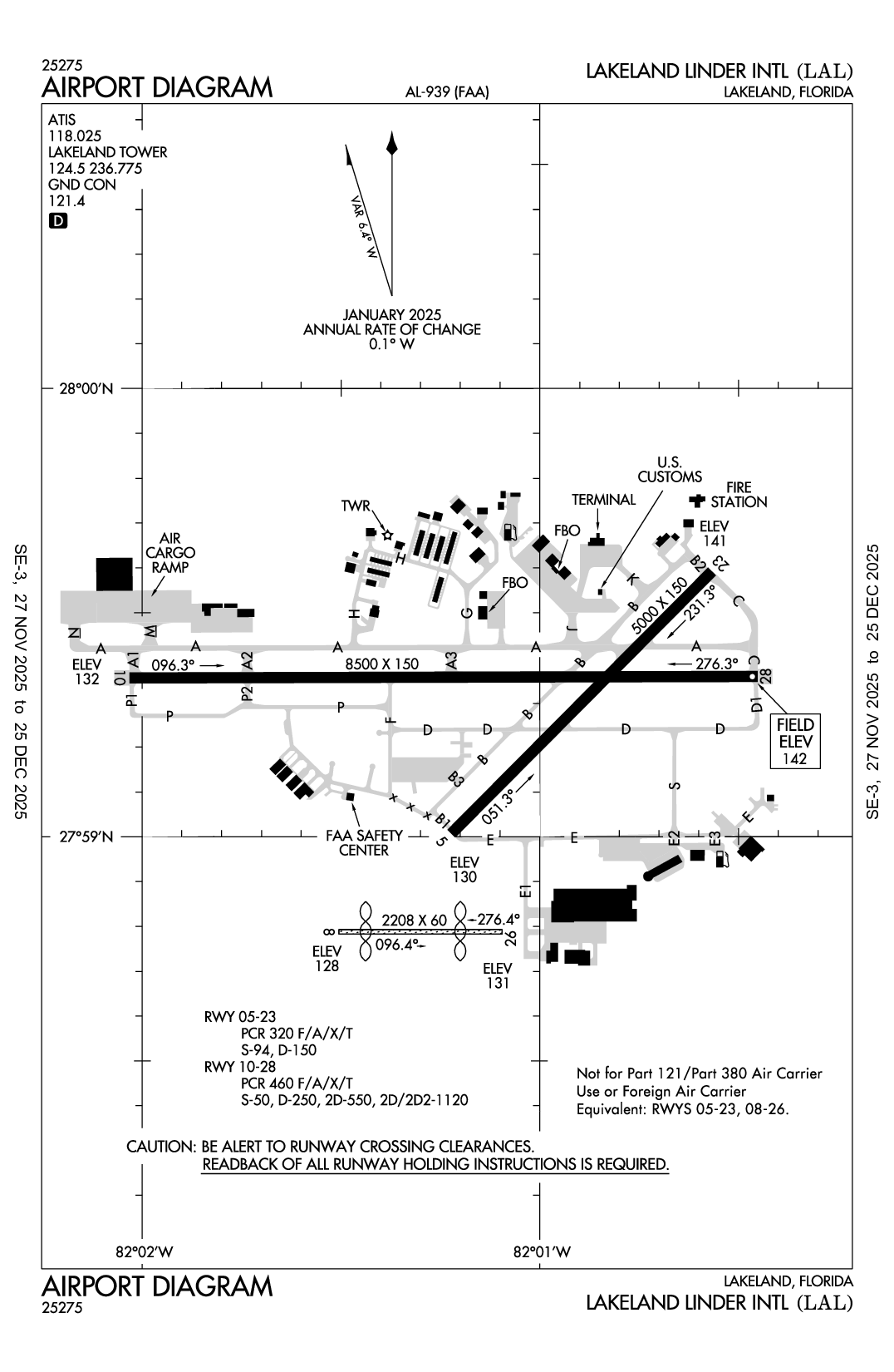 LAKELAND LINDER INTL - Airport Diagram