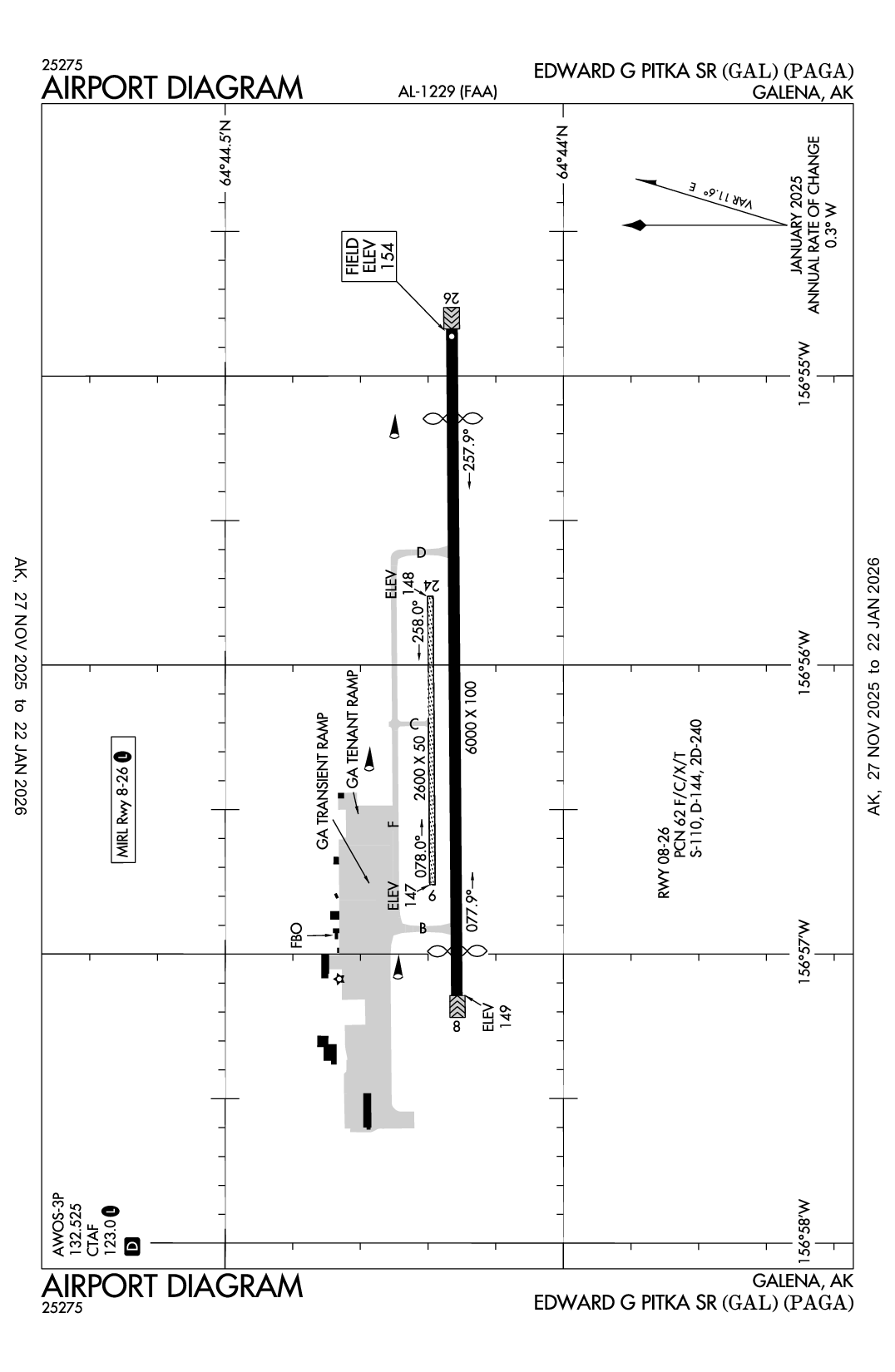 EDWARD G PITKA SR - Airport Diagram