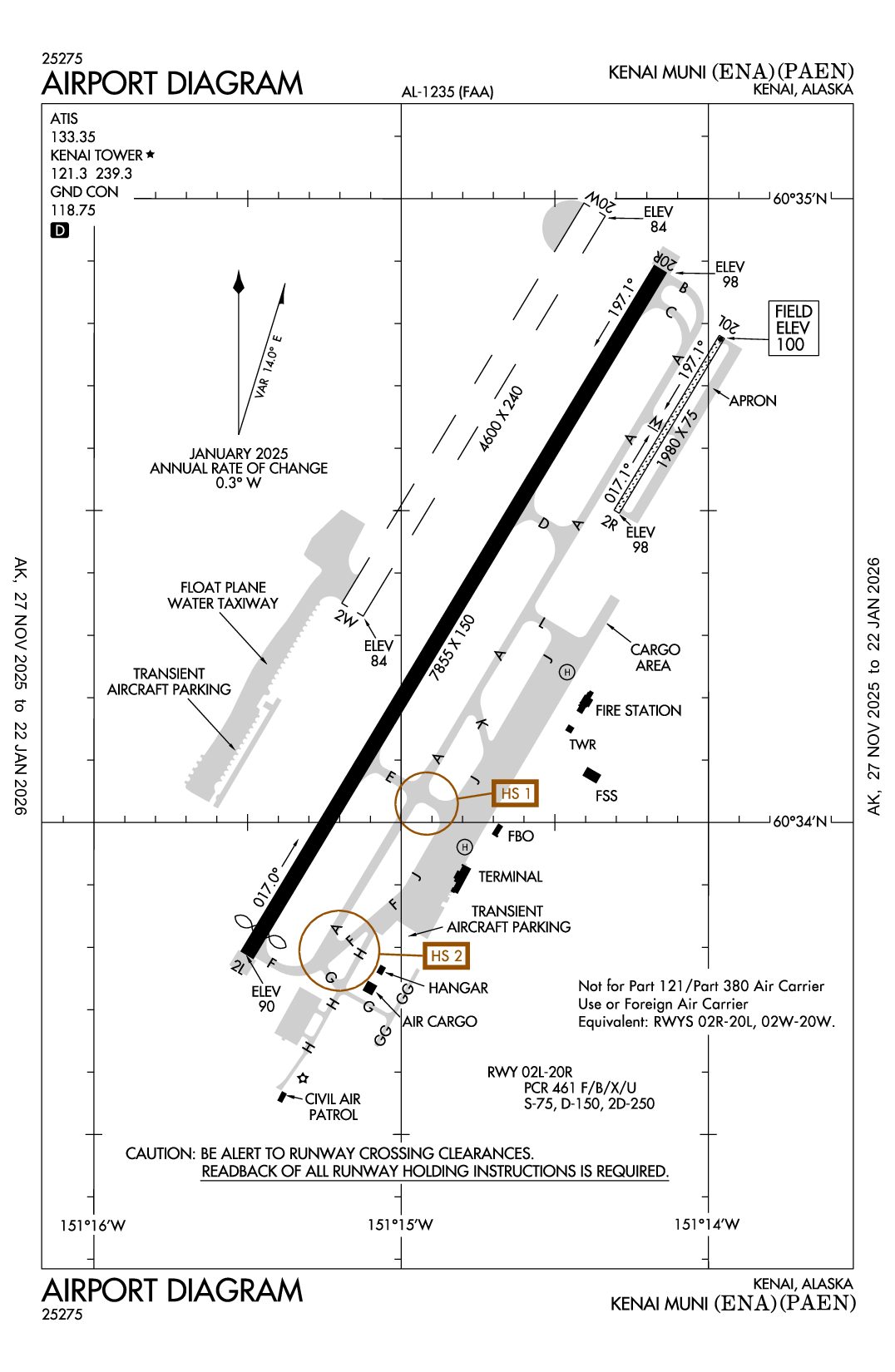 KENAI MUNI - Airport Diagram
