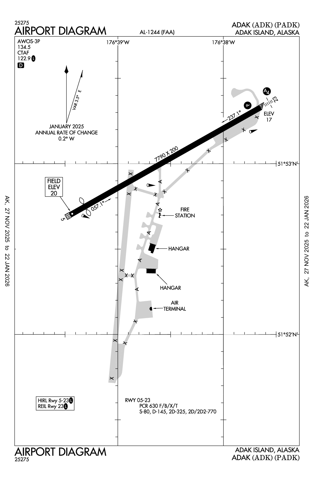 ADAK - Airport Diagram