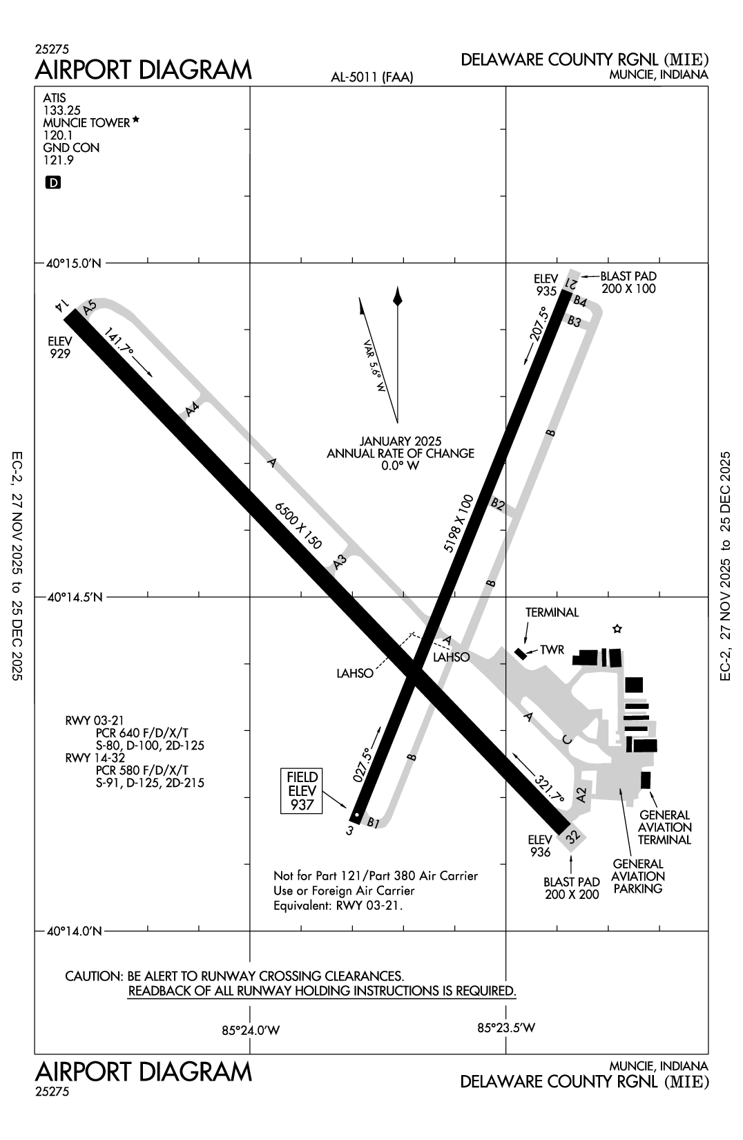 DELAWARE COUNTY RGNL - Airport Diagram