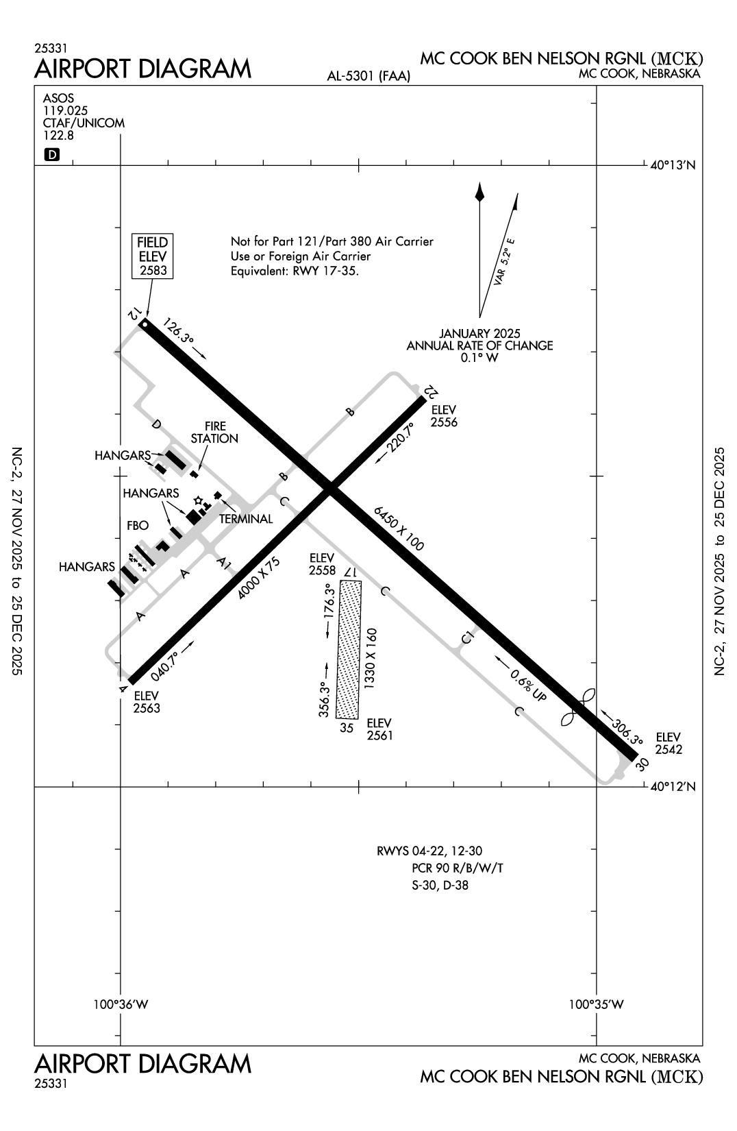 MC COOK BEN NELSON RGNL - Airport Diagram