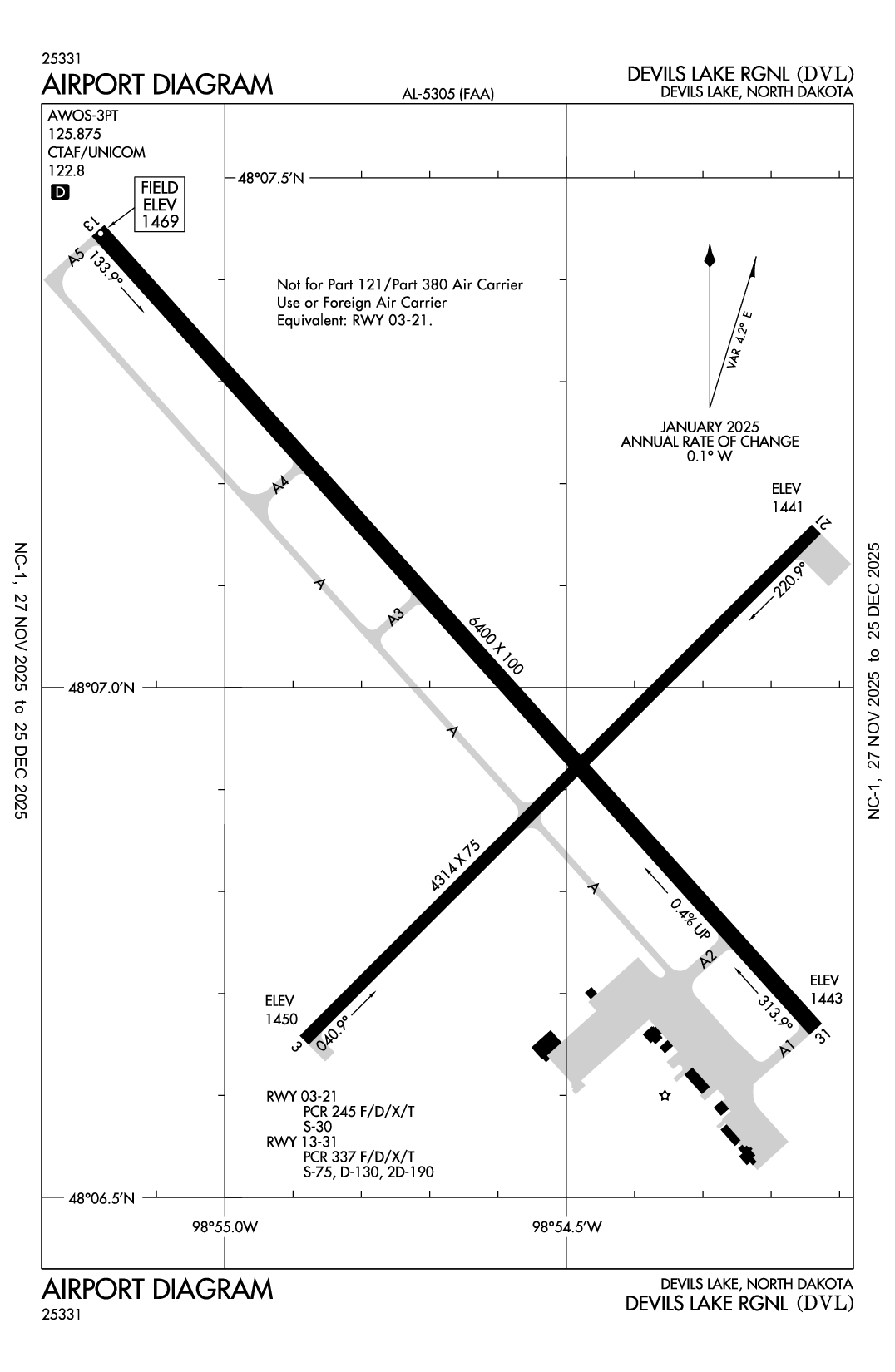 DEVILS LAKE RGNL - Airport Diagram