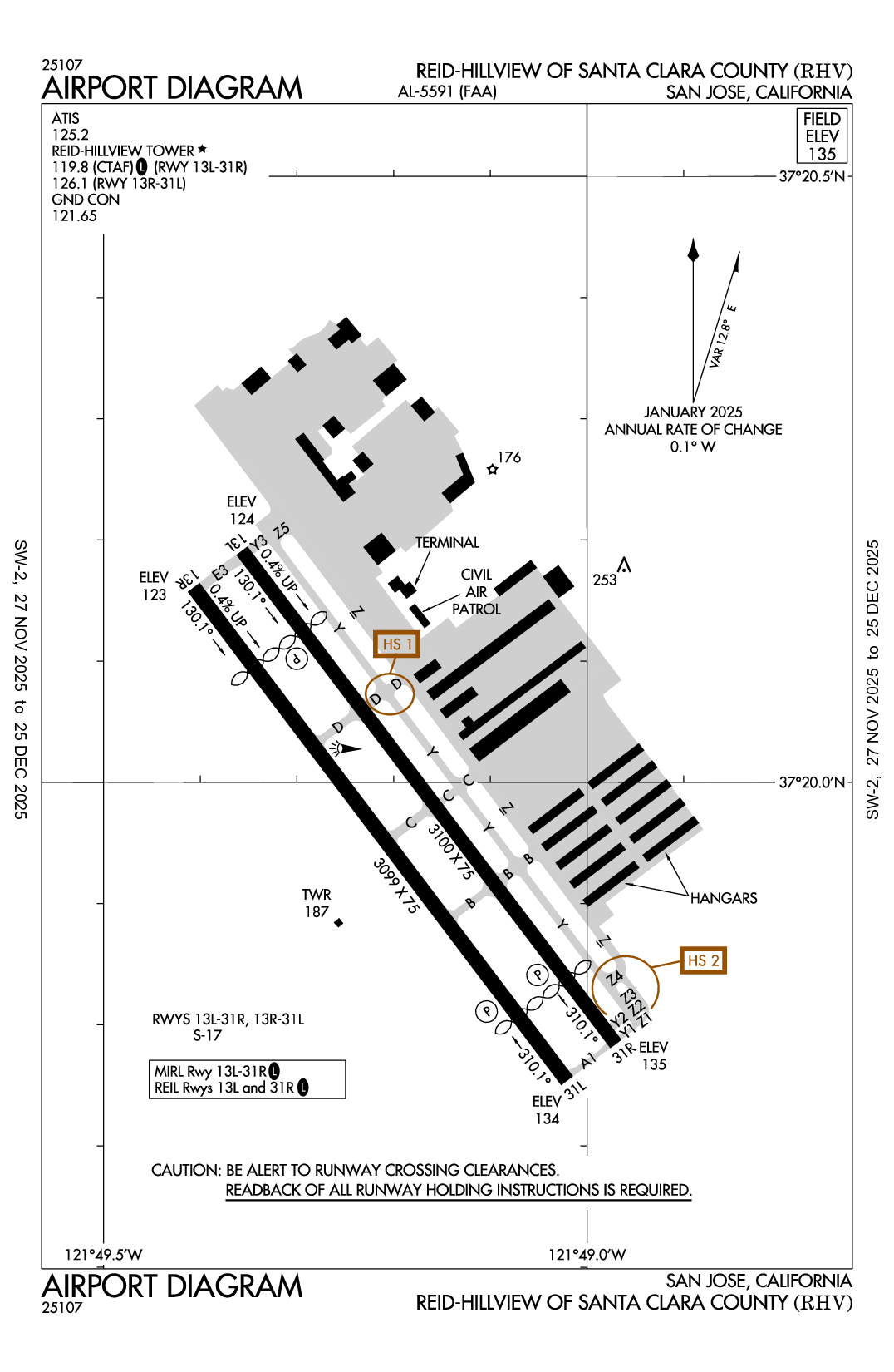 REID-HILLVIEW OF SANTA CLARA COUNTY - Airport Diagram