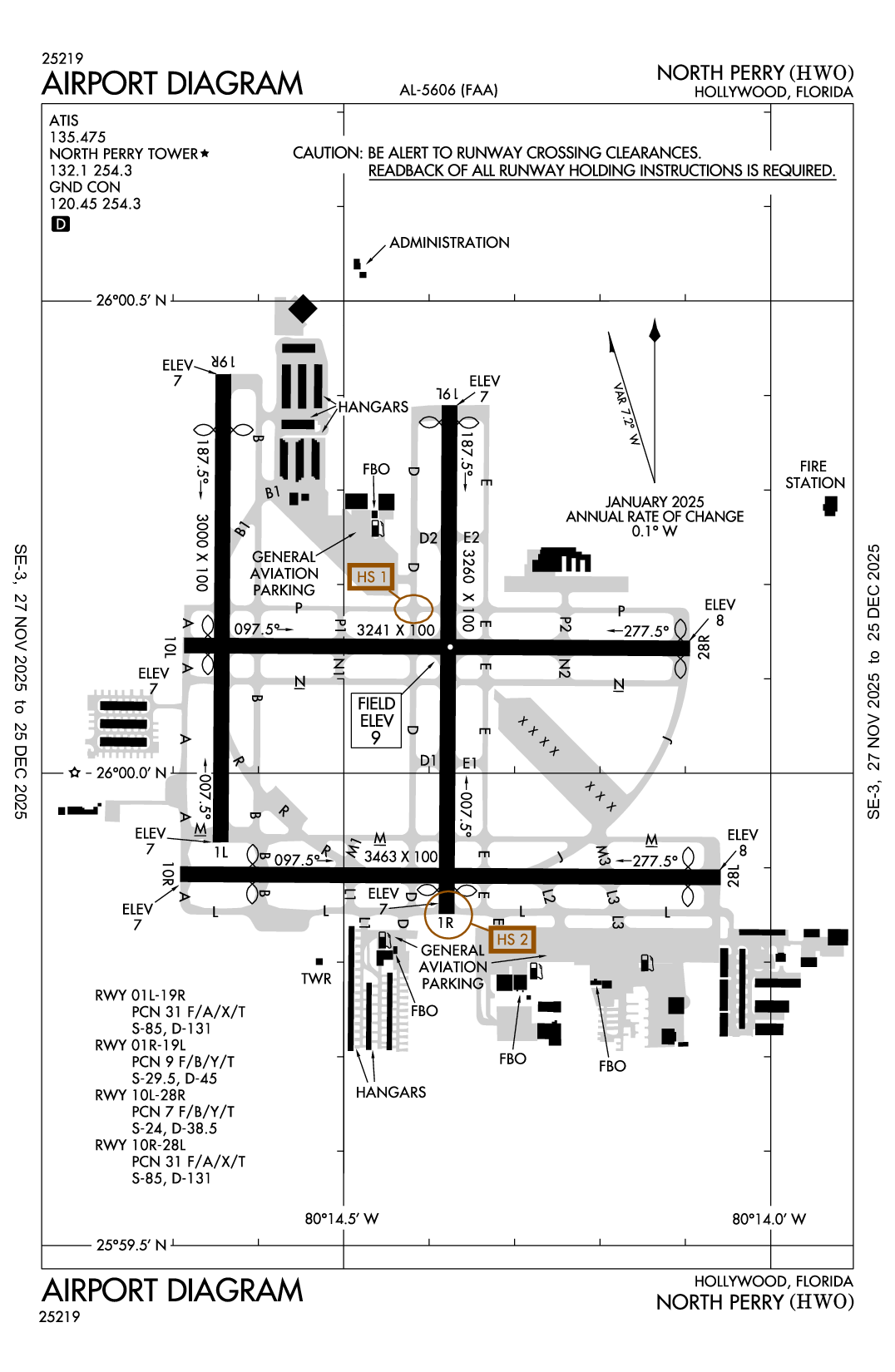 NORTH PERRY - Airport Diagram