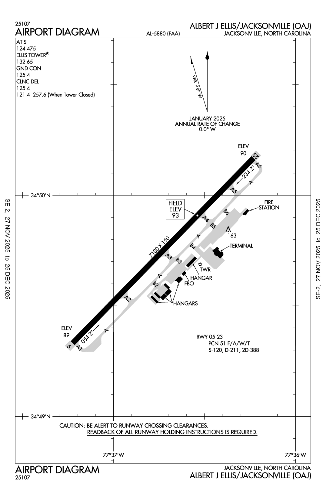ALBERT J ELLIS - Airport Diagram
