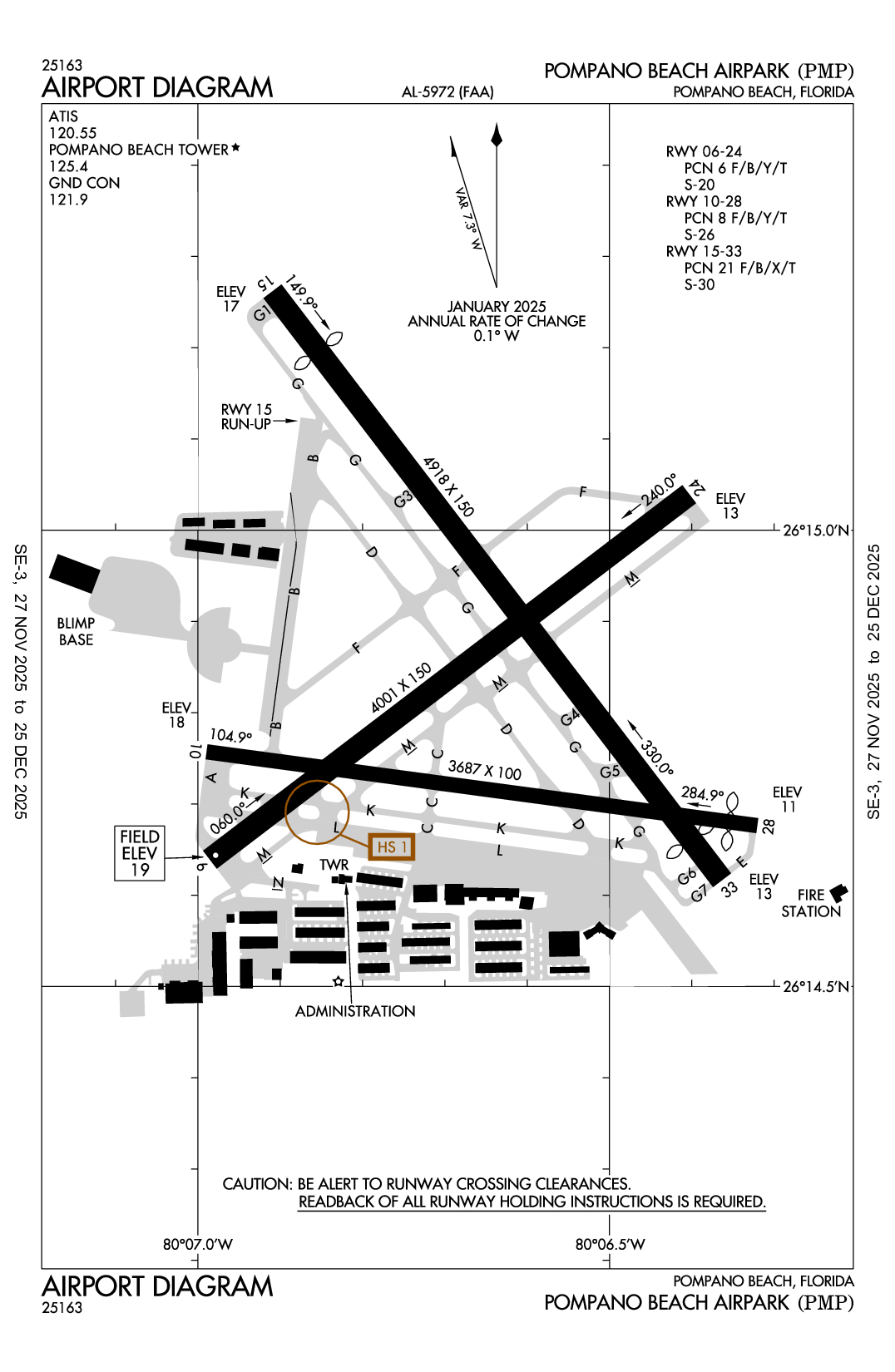 POMPANO BEACH AIRPARK - Airport Diagram