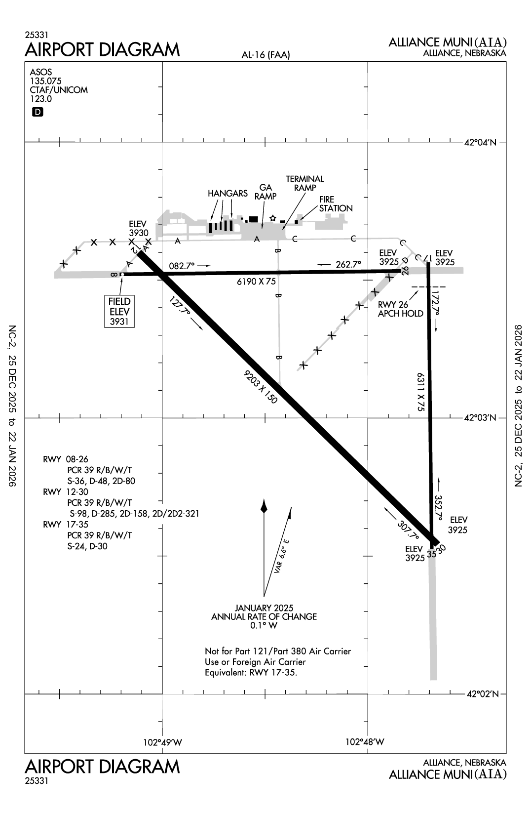 ALLIANCE MUNI - Airport Diagram