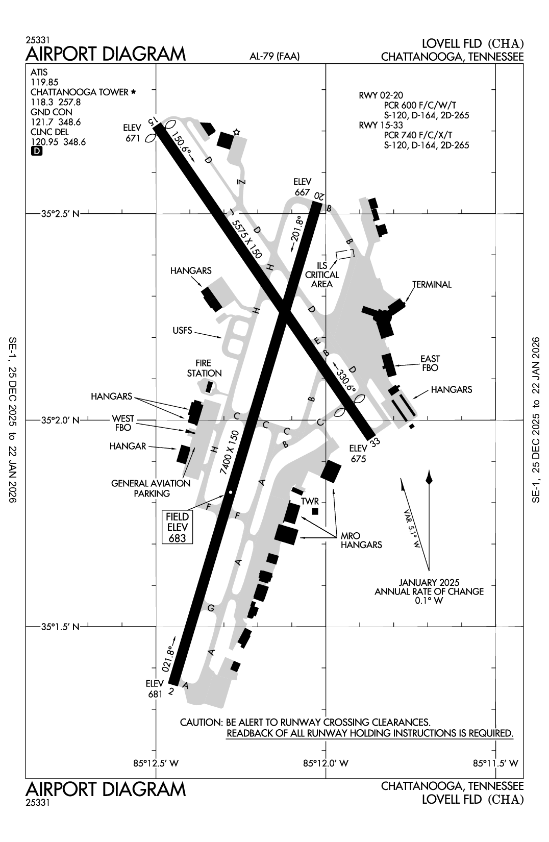 LOVELL FLD - Airport Diagram