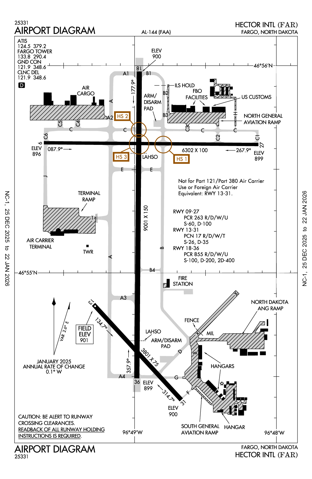 HECTOR INTL - Airport Diagram