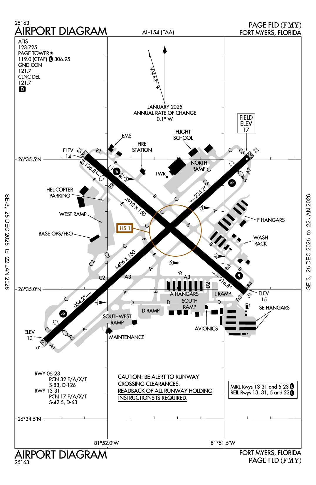 PAGE FLD - Airport Diagram