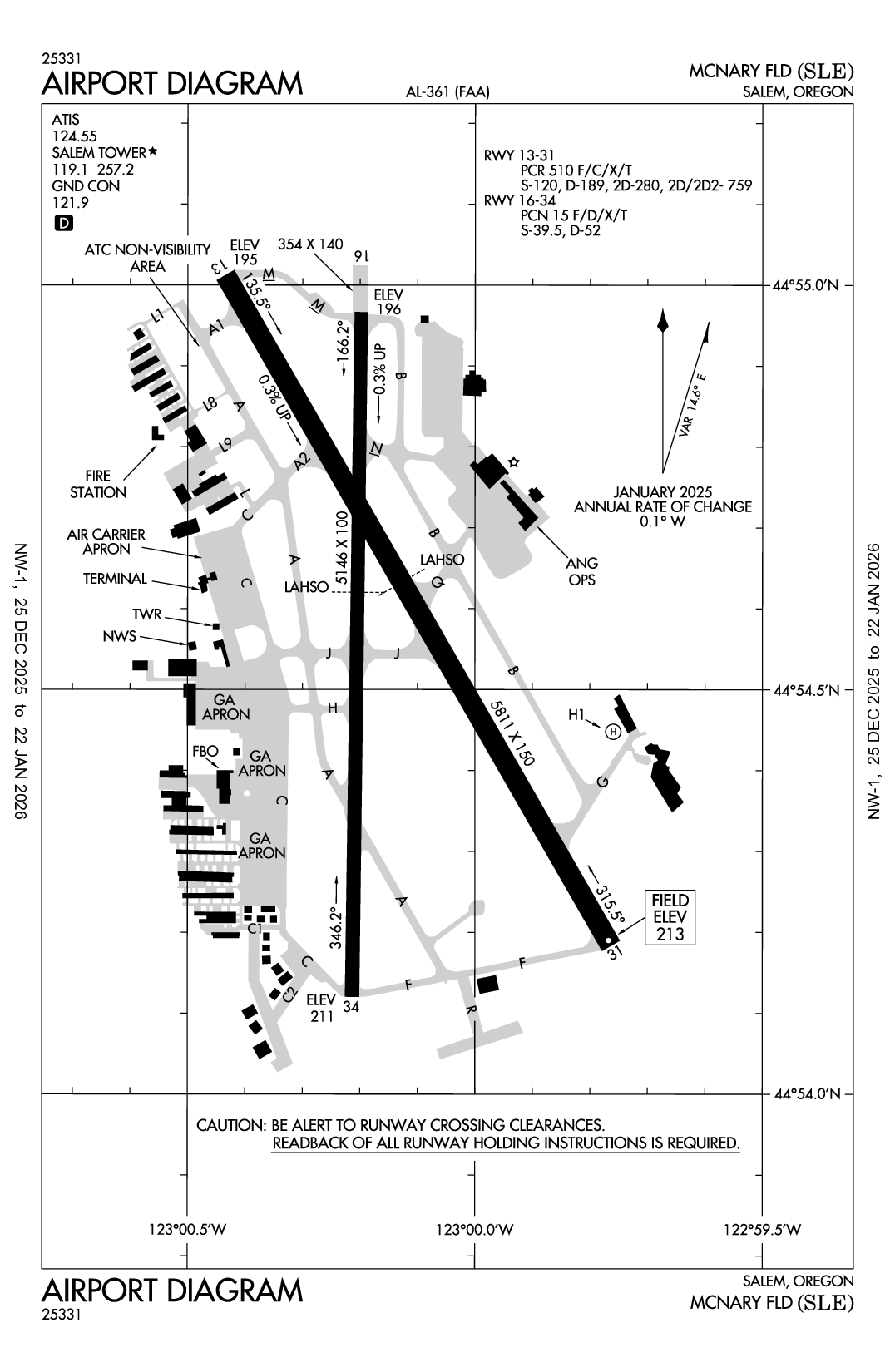MCNARY FLD - Airport Diagram