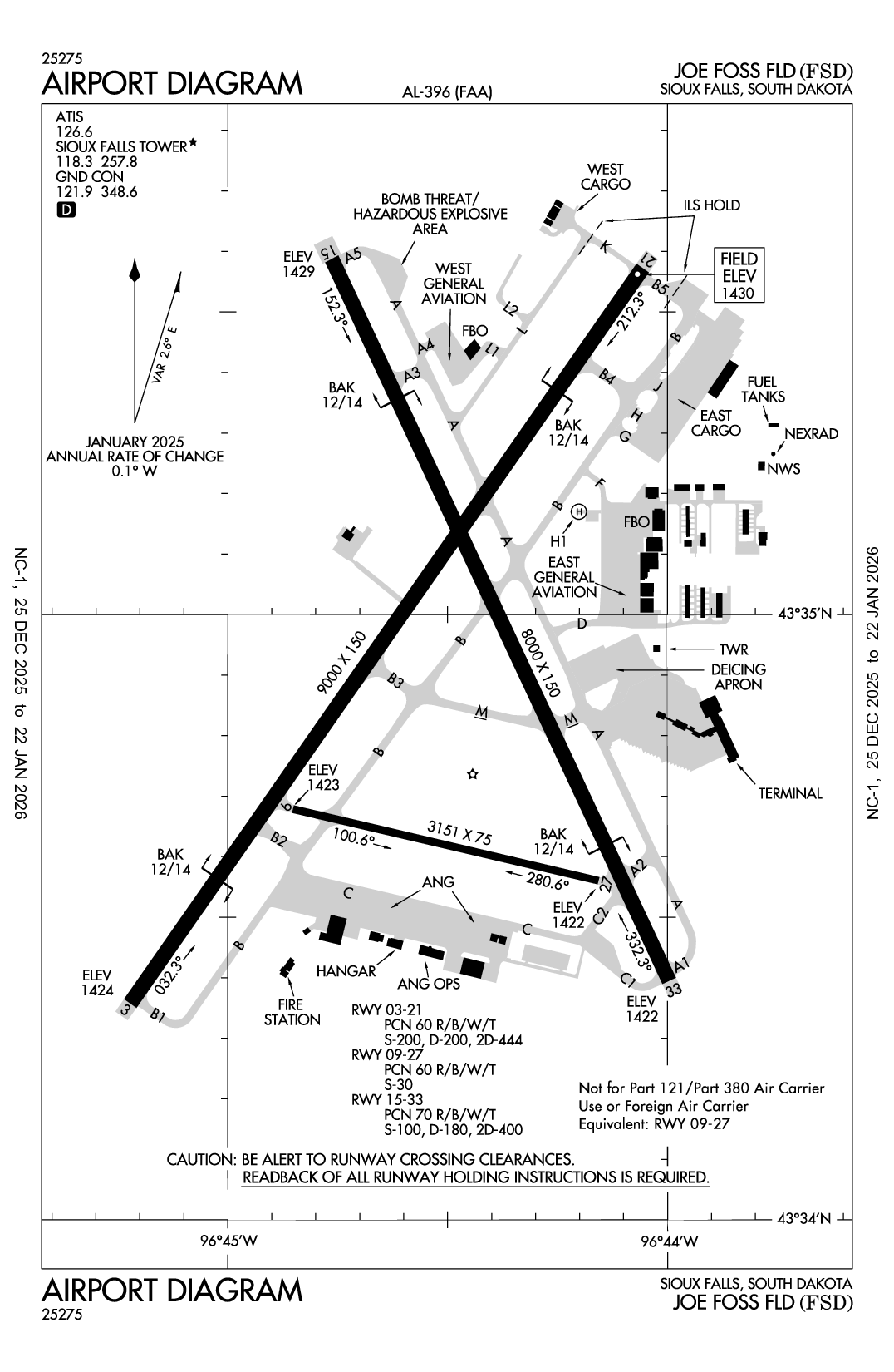JOE FOSS FLD - Airport Diagram
