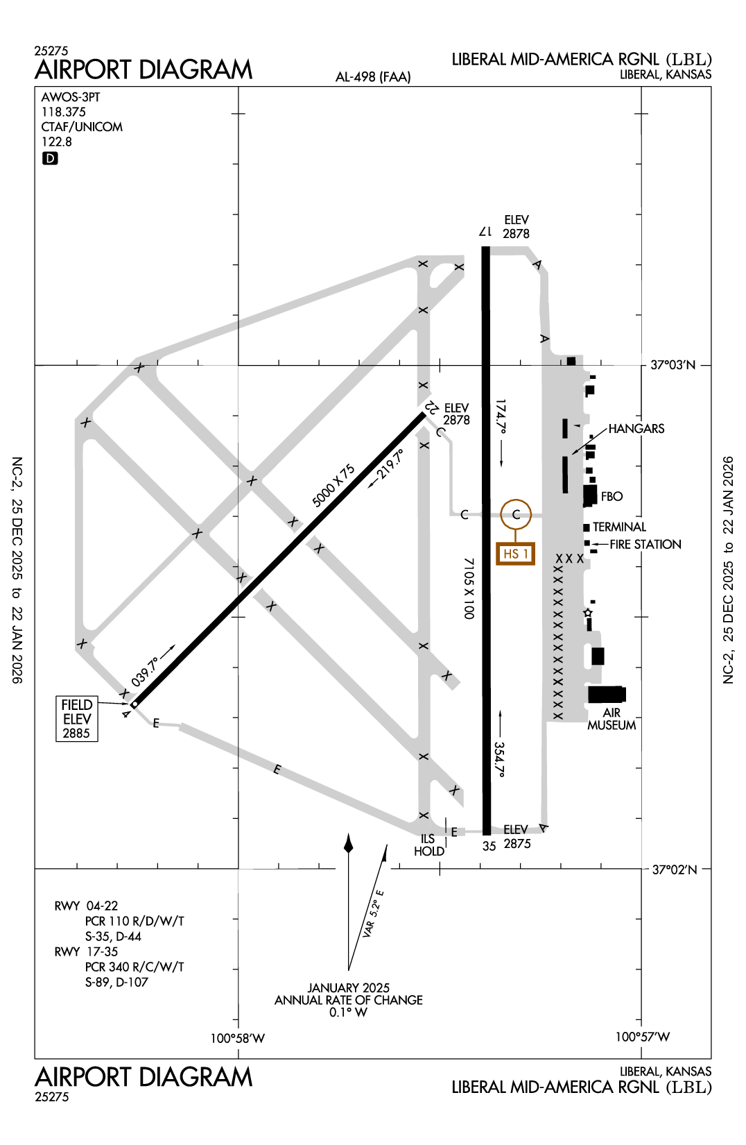 LIBERAL MID-AMERICA RGNL - Airport Diagram