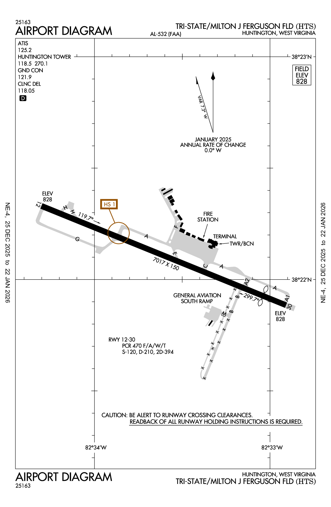 TRI-STATE/MILTON J FERGUSON FLD - Airport Diagram