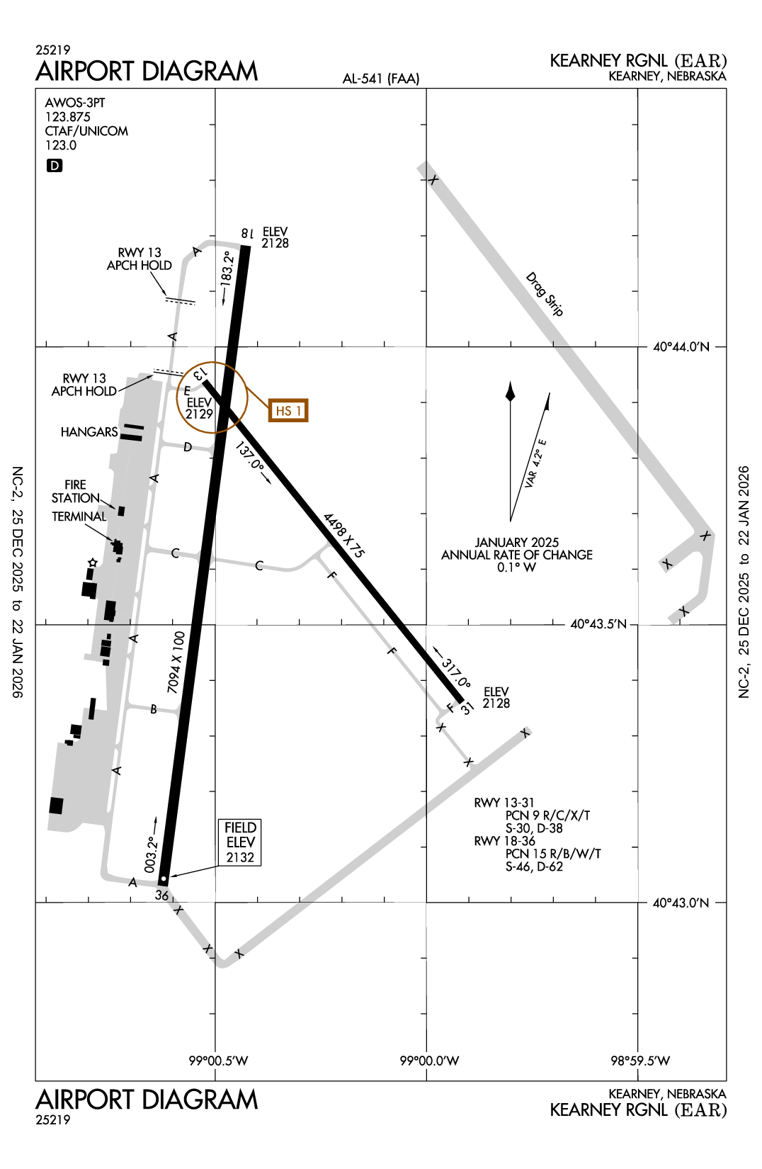 KEARNEY RGNL - Airport Diagram