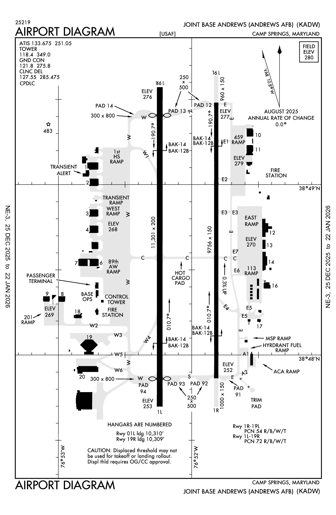 JOINT BASE ANDREWS - Airport Diagram