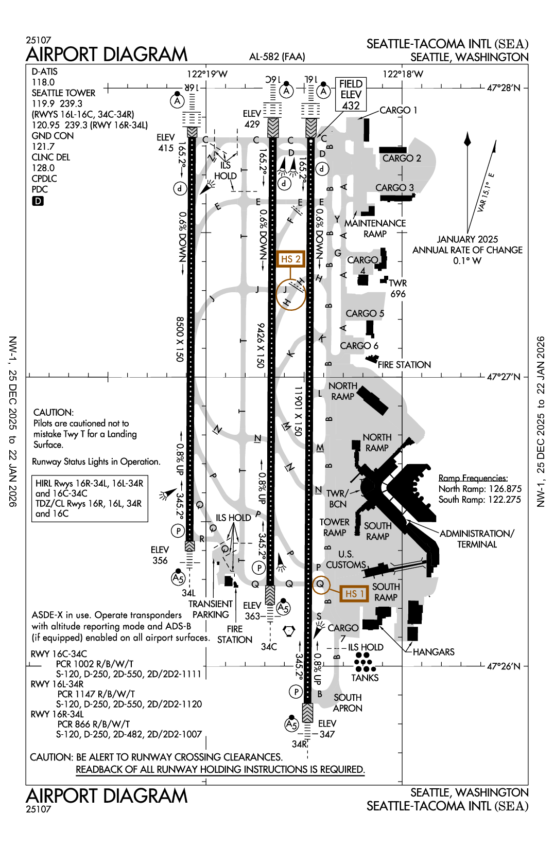SEATTLE-TACOMA INTL - Airport Diagram