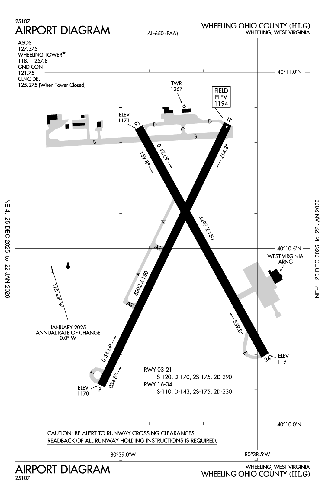 WHEELING OHIO COUNTY - Airport Diagram