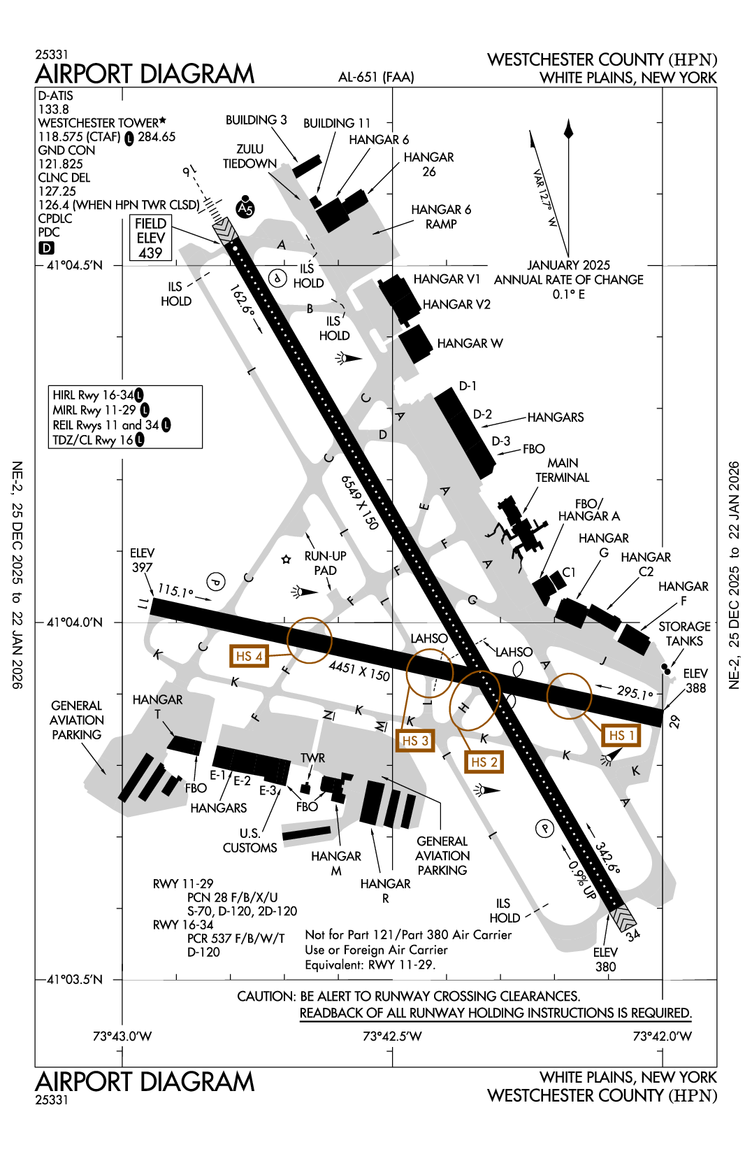 WESTCHESTER COUNTY - Airport Diagram
