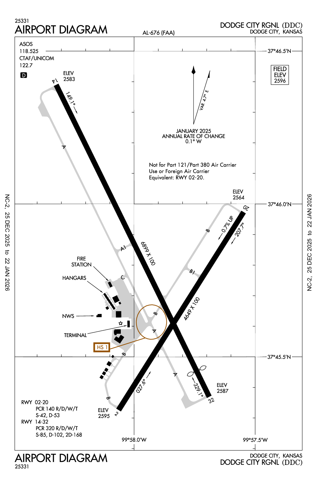 DODGE CITY RGNL - Airport Diagram