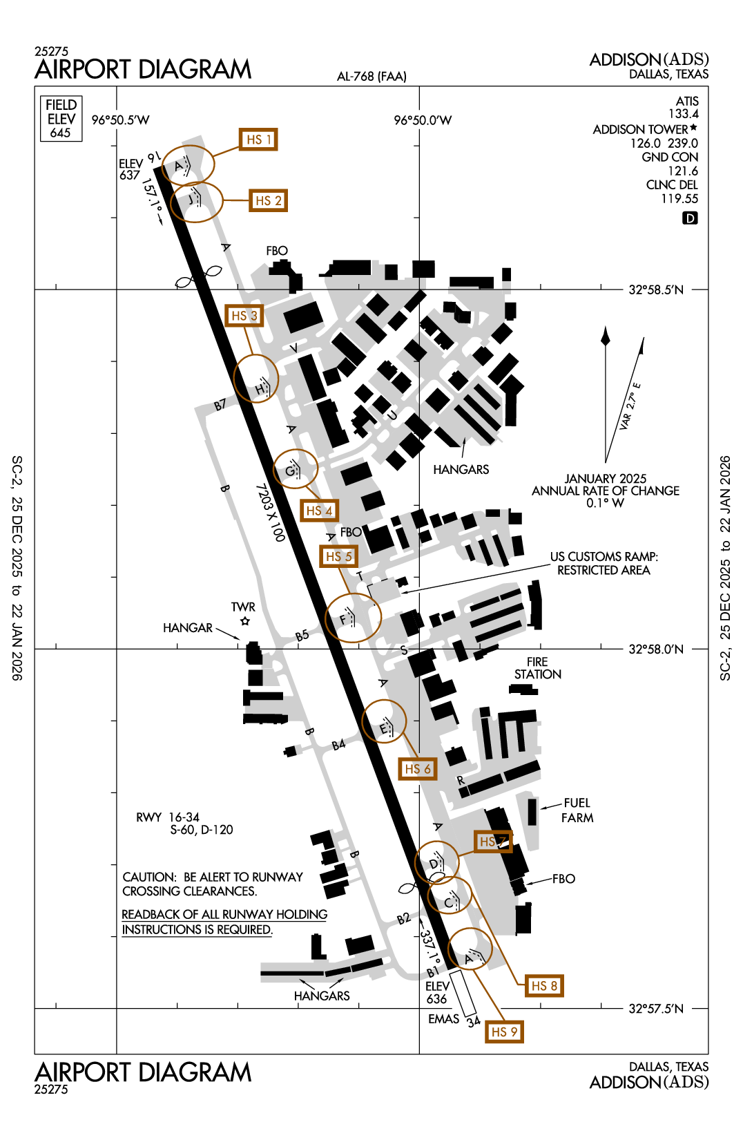 ADDISON - Airport Diagram