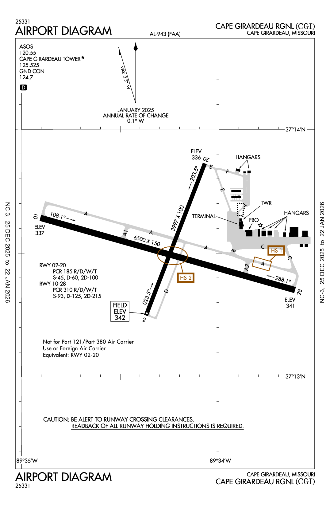 CAPE GIRARDEAU RGNL - Airport Diagram