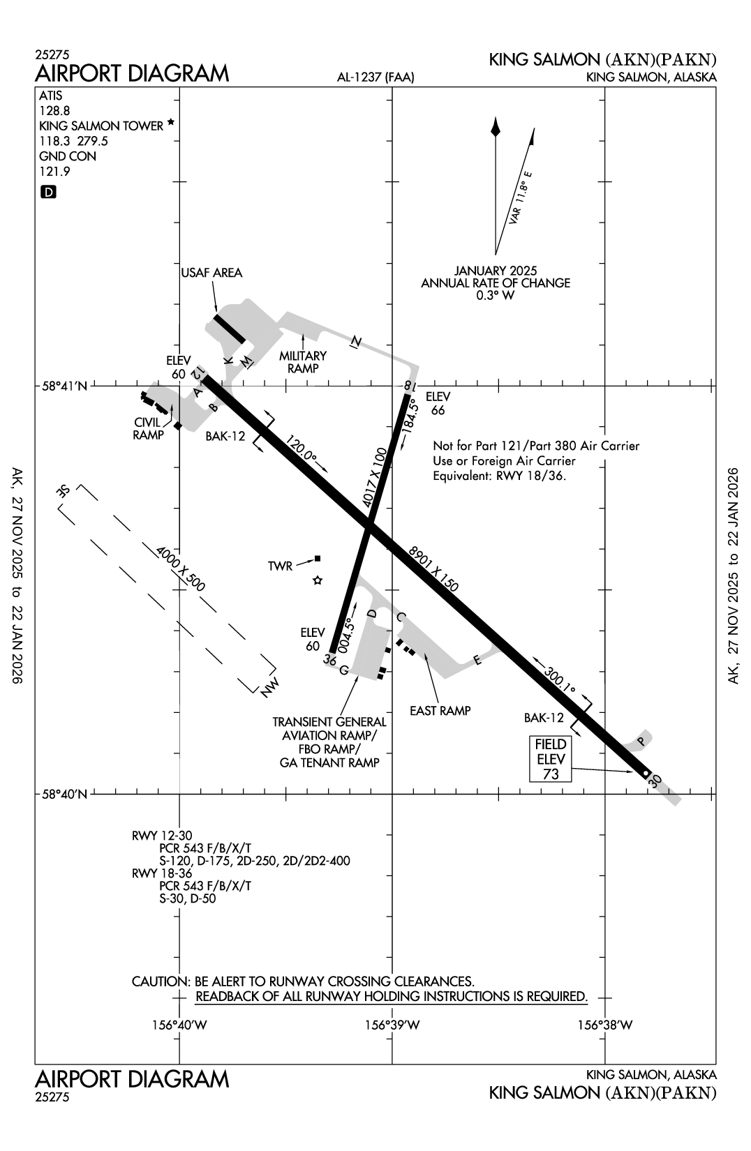 KING SALMON - Airport Diagram